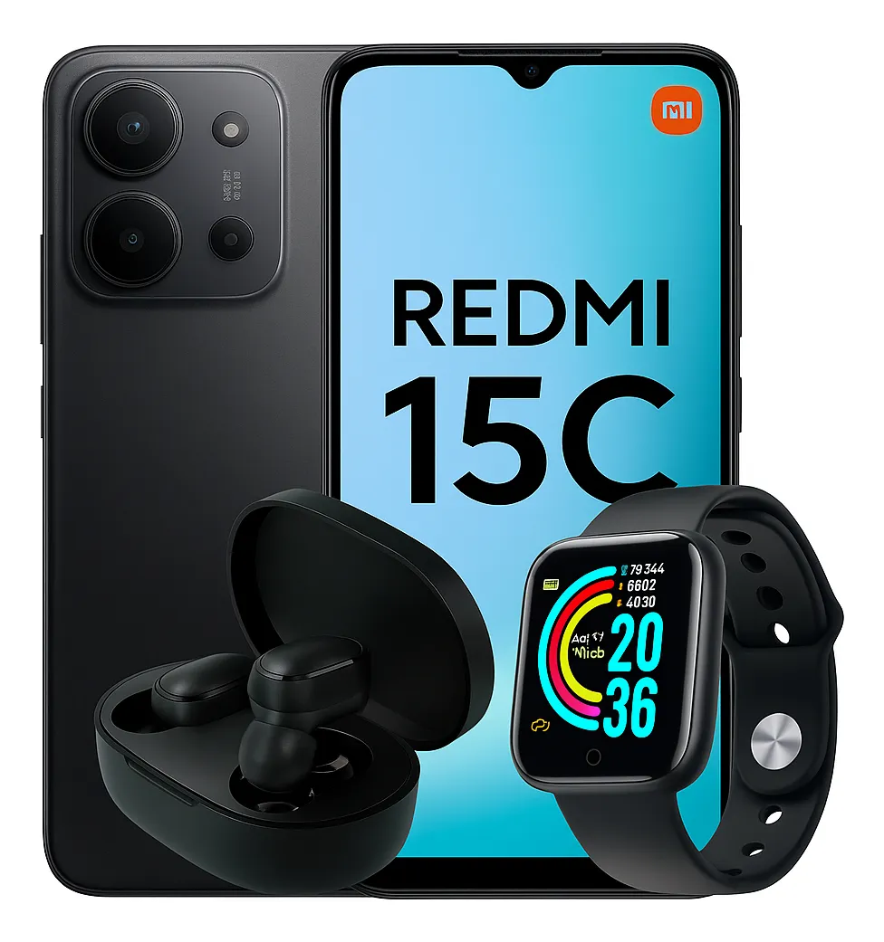 Xiaomi Redmi 15c Dual Sim 256gb Verde 8gb Ram + Brindes E Nf